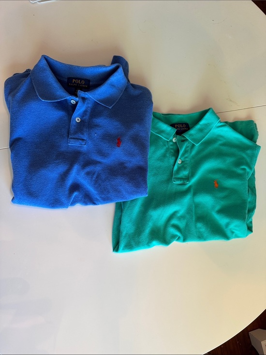 Polo Ralph Lauren Other - Lot Of 2 Polo by Ralph Lauren Boys L Blue & Green Short-Sleeve Polo Shirts